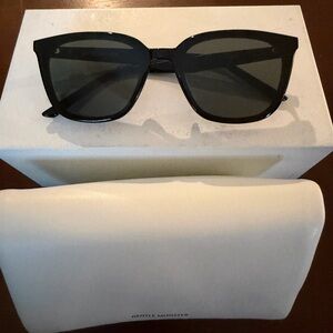 Gentle Monster Black Sunglasses with White Case